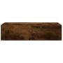Estante de pared con cajones de madera contrachapada blanco de , Estantes y estanterías - Ref: Foro24-859972, Precio: 44,09 €...