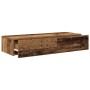 Estante de pared con cajones madera vieja 100x36x19 cm de , Estantes y estanterías - Ref: Foro24-859993, Precio: 75,30 €, Des...