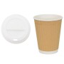 Vasos de café de papel con tapa 1000 uds 16oz 400ml de , Vasos desechables - Ref: Foro24-3325226, Precio: 205,52 €, Descuento: %