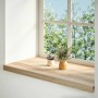 Alféizares de ventana 2 uds madera maciza roble sin tratar de , Marcos de ventanas - Ref: Foro24-4009117, Precio: 66,99 €, De...