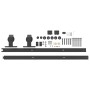 Kit de herrajes para puertas correderas acero negro 183 cm de , Artículos para puertas - Ref: Foro24-4009716, Precio: 61,95 €...