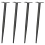Patas para mesa de centro cónicas 4 uds acero antracita 72-73cm de , Patas para mesas - Ref: Foro24-4012518, Precio: 53,68 €,...