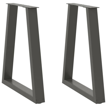 Patas para mesa de centro en forma de V 2 uds antracita acero de , Patas para mesas - Ref: Foro24-4012566, Precio: 90,16 €, D...