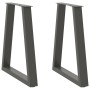 Patas para mesa de centro en forma de V 2 uds antracita acero de , Patas para mesas - Ref: Foro24-4012566, Precio: 90,16 €, D...
