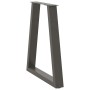 Patas para mesa de centro en forma de V 2 uds antracita acero de , Patas para mesas - Ref: Foro24-4012566, Precio: 90,16 €, D...