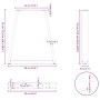 Patas para mesa de centro en forma de V 2 uds antracita acero de , Patas para mesas - Ref: Foro24-4012566, Precio: 90,16 €, D...