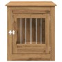 Jaula para perros mueble madera contrachapada roble artesanal de , Casetas para perros - Ref: Foro24-857646, Precio: 99,68 €,...