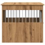 Jaula para perros mueble madera contrachapada roble artesanal de , Casetas para perros - Ref: Foro24-857646, Precio: 99,68 €,...