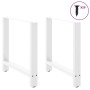 Patas de mesa de centro acero blanco 2 uds 70x(72-73) cm de , Patas para mesas - Ref: Foro24-4013309, Precio: 92,96 €, Descue...