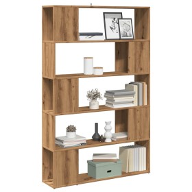 Estantería/divisor de espacios roble artisan 100x24x155 cm de , Librerías y estanterías - Ref: Foro24-856747, Precio: 88,00 €...