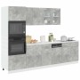 Set muebles de baño 7 piezas “Lyon” gris hormigón de , Muebles de baño - Ref: Foro24-3324856, Precio: 647,29 €, Descuento: %