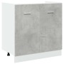 Set muebles de baño 7 piezas “Lyon” gris hormigón de , Muebles de baño - Ref: Foro24-3324856, Precio: 647,29 €, Descuento: %