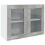 Set muebles de baño 7 piezas “Lyon” gris hormigón de , Muebles de baño - Ref: Foro24-3324856, Precio: 647,29 €, Descuento: %