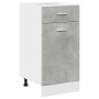 Set muebles de baño 7 piezas “Lyon” gris hormigón de , Muebles de baño - Ref: Foro24-3324856, Precio: 647,29 €, Descuento: %
