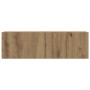 Muebles de TV de pared 6 uds madera ingeniería roble artesanal de , Muebles TV - Ref: Foro24-3328970, Precio: 202,51 €, Descu...