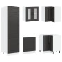 Mueble de cocina Kalmar negra 14 piezas madera contrachapada de , Armarios de cocina - Ref: Foro24-3314972, Precio: 1,00 €, D...