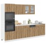 Set de muebles cocina 7 pzas madera ingeniería roble artesanal de , Armarios de cocina - Ref: Foro24-3328572, Precio: 608,36 ...