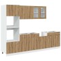 Set de muebles cocina 7 pzas madera ingeniería roble artesanal de , Armarios de cocina - Ref: Foro24-3328572, Precio: 608,36 ...