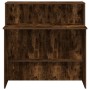 Mostrador de recepción roble ahumado 100x50x103,5 cm de , Escritorios - Ref: Foro24-859028, Precio: 116,28 €, Descuento: %