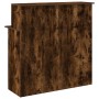 Mostrador de recepción roble ahumado 100x50x103,5 cm de , Escritorios - Ref: Foro24-859028, Precio: 116,28 €, Descuento: %