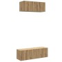 Mueble para TV de pared madera contrachapada artesanal 2 piezas de , Muebles TV - Ref: Foro24-3329006, Precio: 116,55 €, Desc...