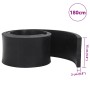 Borde de goma para quitanieves negro 180x15x2 cm de , Quitanieves - Ref: Foro24-4103553, Precio: 47,98 €, Descuento: %