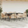 Juego comedor jardín 9 pzas cojines ratán sintético marrón de , Conjuntos de jardín - Ref: Foro24-3334477, Precio: 715,42 €, ...