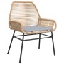 Juego comedor jardín 9 pzas cojines ratán sintético marrón de , Conjuntos de jardín - Ref: Foro24-3334477, Precio: 715,42 €, ...