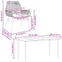 Juego de comedor de jardín 7 pzas con cojines ratán PE marrón de , Conjuntos de jardín - Ref: Foro24-3334475, Precio: 521,16 ...