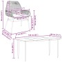 Juego comedor jardín 7 pzas cojines ratán sintético vidrio gris de , Conjuntos de jardín - Ref: Foro24-3334482, Precio: 490,0...