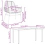 Juego de comedor jardín 5 piezas cojines ratán sintético marrón de , Conjuntos de jardín - Ref: Foro24-3334558, Precio: 368,8...