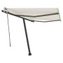 Toldo de pie retráctil manual crema 350x250 cm de vidaXL, Toldos - Ref: Foro24-3069717, Precio: 349,40 €, Descuento: %