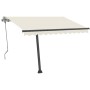 Toldo de pie retráctil manual crema 350x250 cm de vidaXL, Toldos - Ref: Foro24-3069717, Precio: 349,40 €, Descuento: %