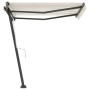 Toldo de pie retráctil manual crema 350x250 cm de vidaXL, Toldos - Ref: Foro24-3069717, Precio: 349,40 €, Descuento: %