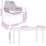 Juego de comedor jardín 5 piezas cojines ratán sintético marrón de , Conjuntos de jardín - Ref: Foro24-3334572, Precio: 385,1...