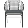 Juego de comedor jardín 5 piezas cojines ratán sintético negro de , Conjuntos de jardín - Ref: Foro24-3334598, Precio: 260,59...