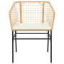 Juego de comedor de jardín 7 pzas con cojines ratán PE marrón de , Conjuntos de jardín - Ref: Foro24-3334608, Precio: 389,12 ...