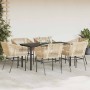 Juego de comedor de jardín 7 pzas con cojines ratán PE marrón de , Conjuntos de jardín - Ref: Foro24-3334622, Precio: 522,80 ...