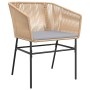 Juego de comedor de jardín 7 pzas con cojines ratán PE marrón de , Conjuntos de jardín - Ref: Foro24-3334622, Precio: 522,80 ...