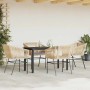 Juego de comedor jardín 5 piezas cojines ratán sintético marrón de , Conjuntos de jardín - Ref: Foro24-3334620, Precio: 393,4...