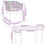 Juego de comedor jardín 5 piezas cojines ratán sintético marrón de , Conjuntos de jardín - Ref: Foro24-3334620, Precio: 393,4...