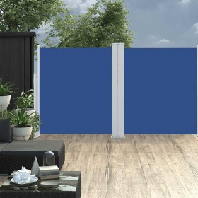 Toldo lateral retráctil azul 170x600 cm de , Sombrillas - Ref: Foro24-48470, Precio: 180,86 €, Descuento: %