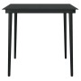 Set comedor jardín 3 pzas cojines ratán sintético vidrio negro de , Conjuntos de jardín - Ref: Foro24-3334513, Precio: 239,04...