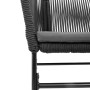 Set comedor jardín 3 pzas cojines ratán sintético vidrio negro de , Conjuntos de jardín - Ref: Foro24-3334513, Precio: 239,04...
