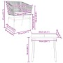 Set comedor jardín 3 pzas cojines ratán sintético vidrio negro de , Conjuntos de jardín - Ref: Foro24-3334513, Precio: 239,04...