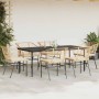 Juego de comedor de jardín 7 pzas con cojines ratán PE marrón de , Conjuntos de jardín - Ref: Foro24-3334511, Precio: 473,03 ...