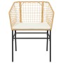 Juego de comedor de jardín 7 pzas con cojines ratán PE marrón de , Conjuntos de jardín - Ref: Foro24-3334511, Precio: 473,03 ...