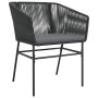 Set de comedor de jardín 7 piezas cojines ratán sintético negro de , Conjuntos de jardín - Ref: Foro24-3334518, Precio: 636,4...