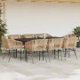 Juego comedor jardín 9 pzas cojines ratán sintético marrón de , Conjuntos de jardín - Ref: Foro24-3334526, Precio: 786,48 €, ...