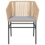 Juego comedor jardín 9 pzas cojines ratán sintético marrón de , Conjuntos de jardín - Ref: Foro24-3334526, Precio: 786,48 €, ...
